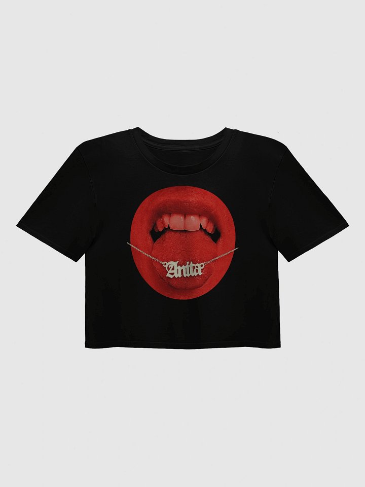 Anita Crop Top - Classic Logo in Black product image (1)