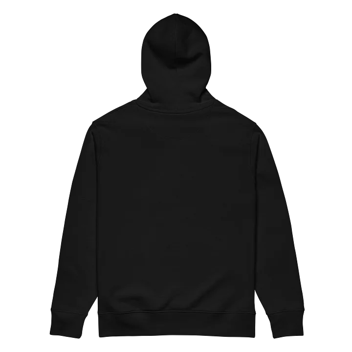 "never grow up." Embroidered Hoodie w/ white text - 100% Organic Cotton product image (2)