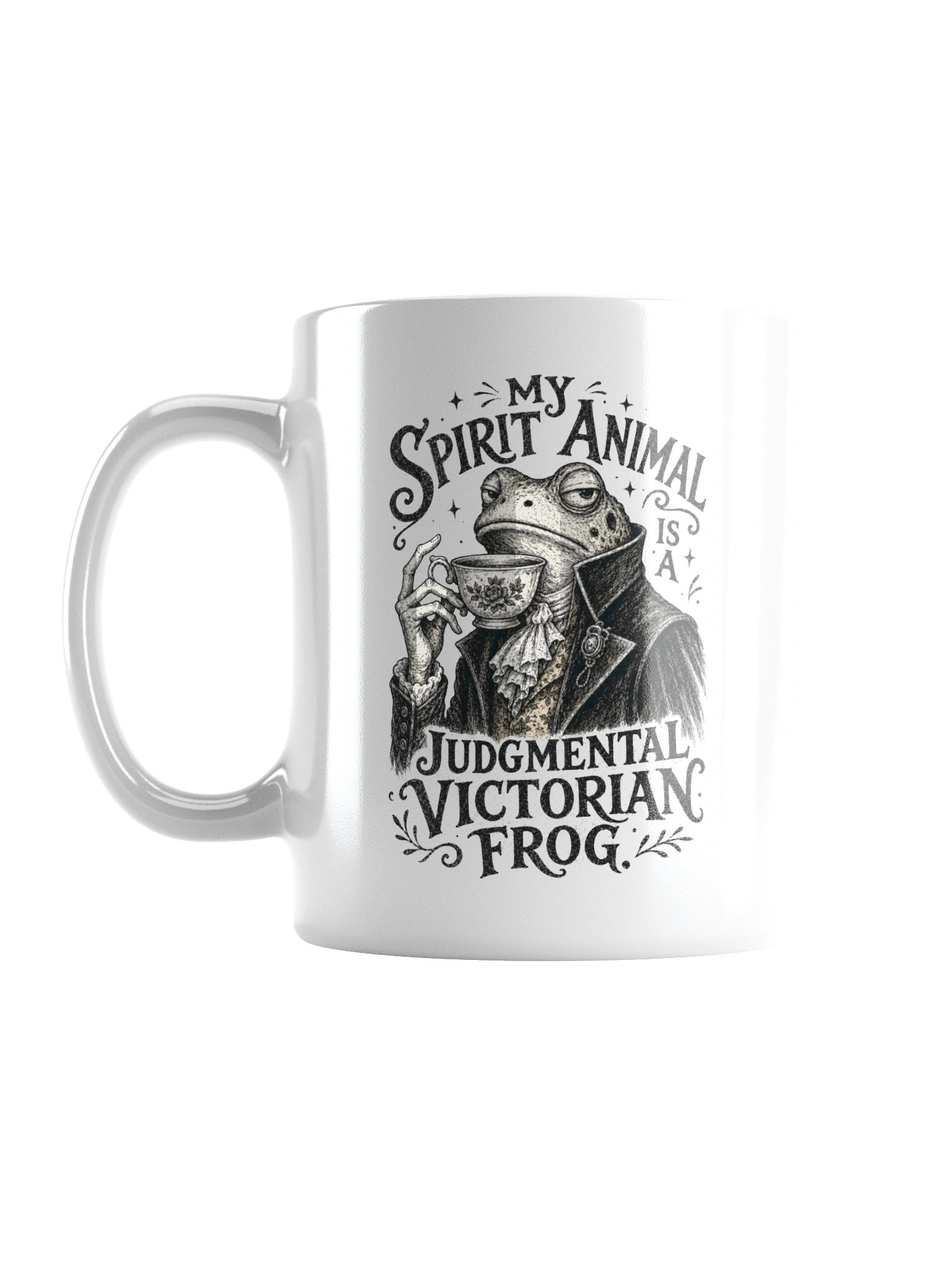 Judgmental Victorian Frog Mug product image (1)