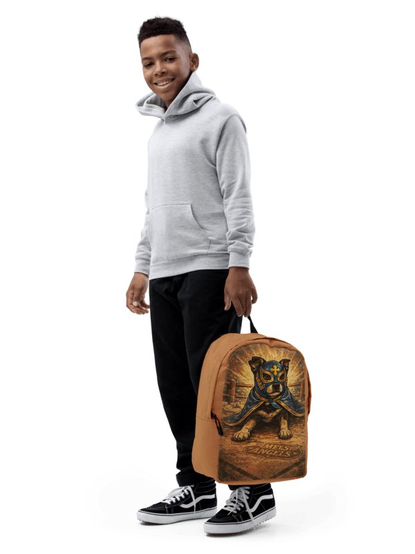 Los Guardianes Luchadores All-Over Print Backpack – Vintage Lucha Libre Dog Travel & School Bag product image (6)