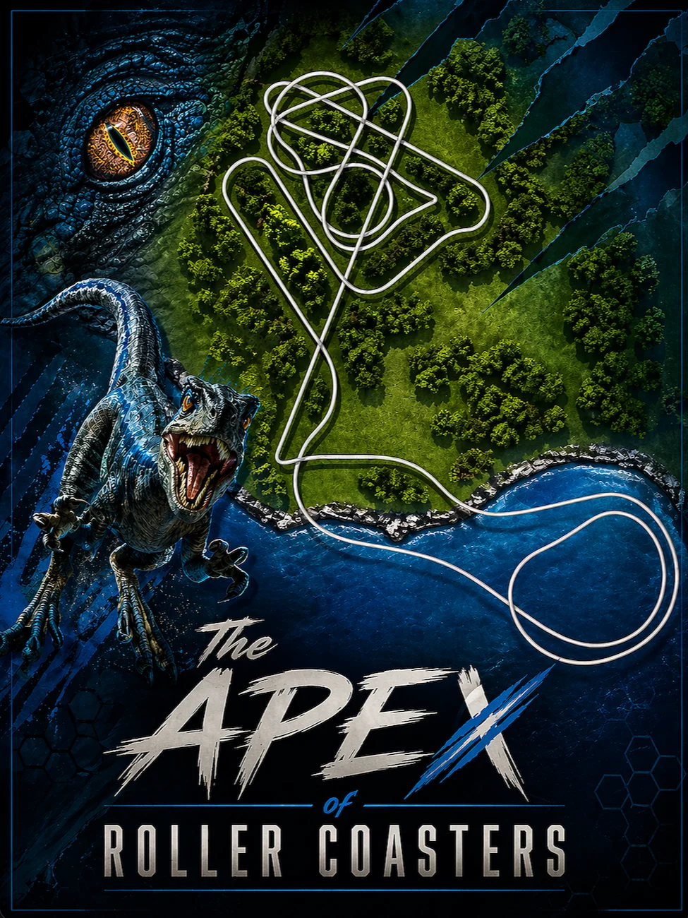 The Apex of Roller Coasters Ultimate Bundle! Save $10! Shirt & Poster! Velocicoaster Inspired Merch product image (3)