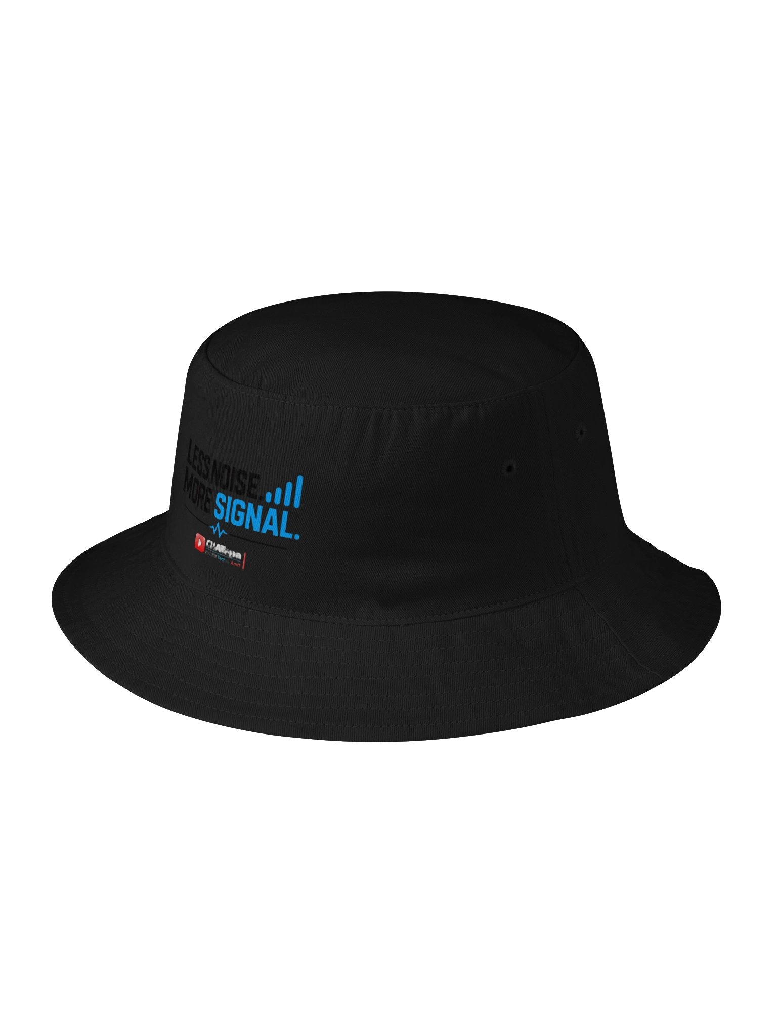 Less Noise. More Signal. – CHATapa Bucket Hat product image (8)