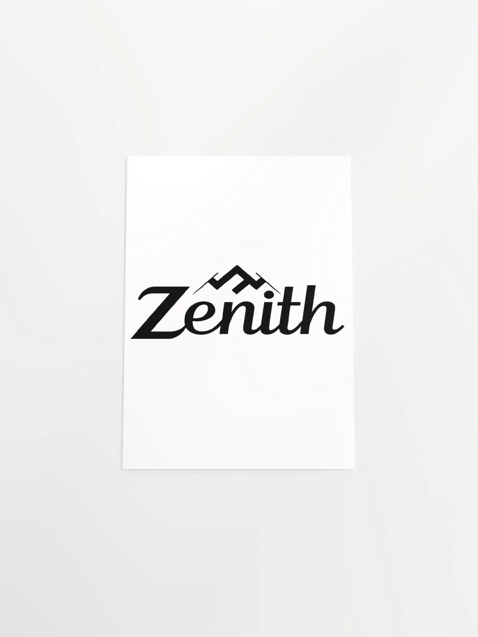 Zenith Enhanced Matte Poster - Inspirational Mountain Peak Design product image (4)