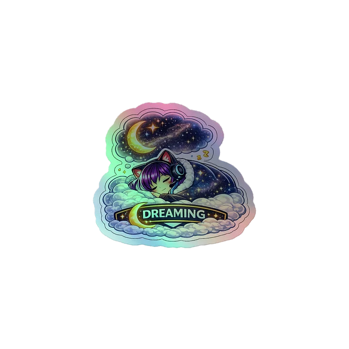 • AKC // Callie Sticker DREAMING | Holographic | Callie Emote Badge Series product image (1)