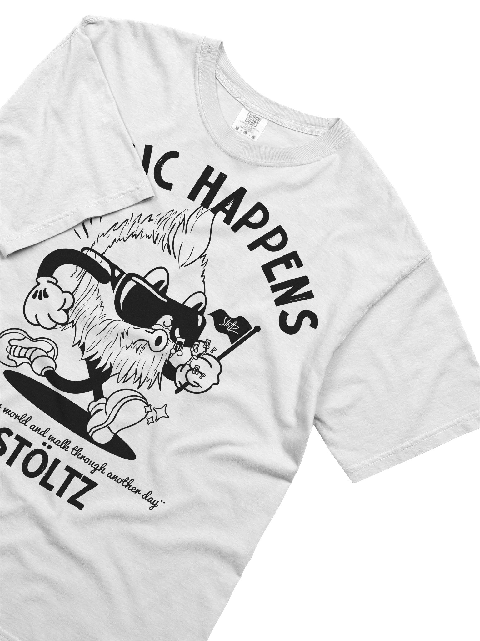 MUSIC HAPPENS (White) product image (5)