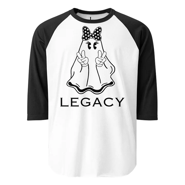 Susie Spooks Raglan | White/Black product image (1)