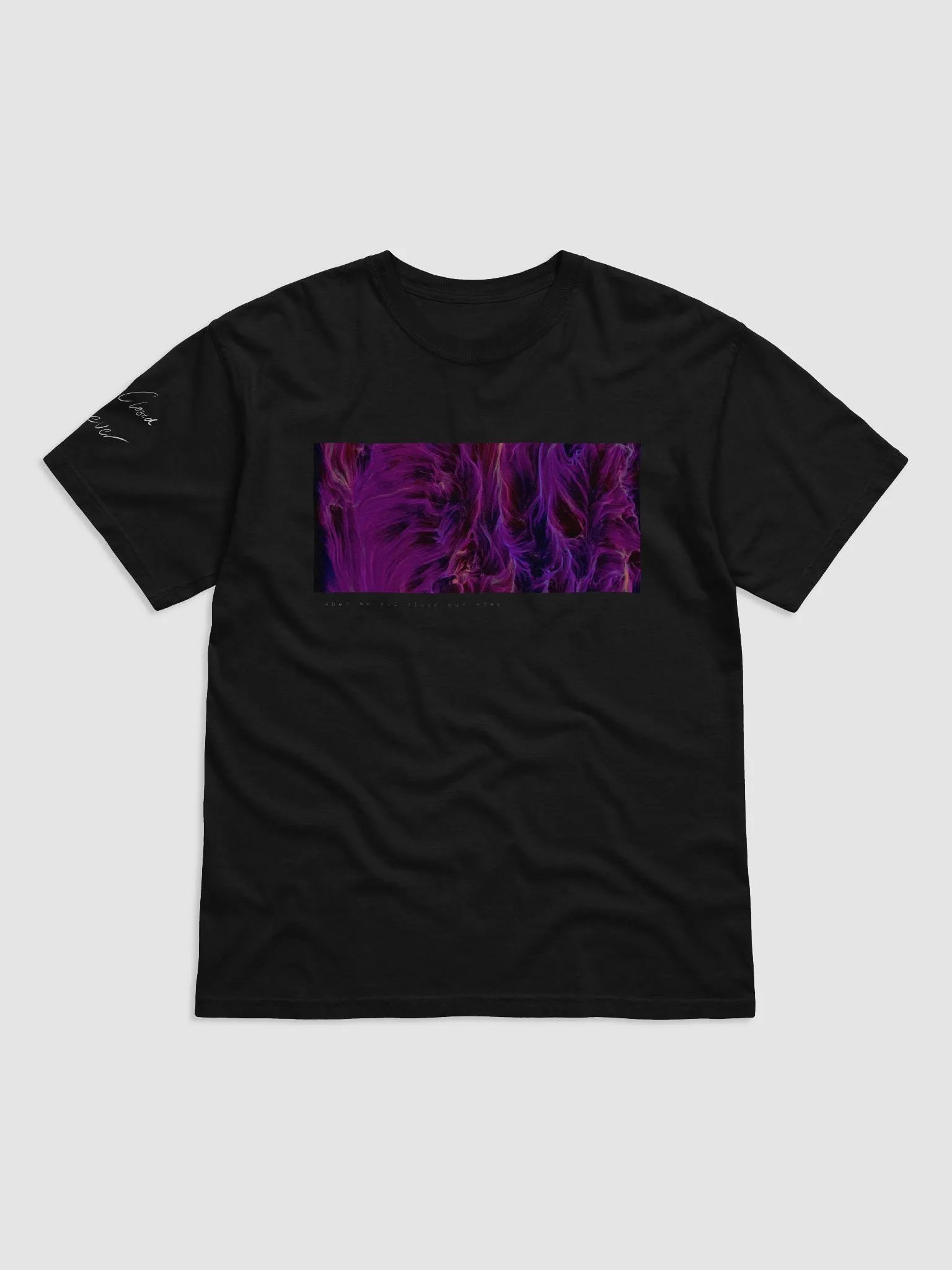 When We All Close Our Eyes - Artwork Tee (Black) product image (1)