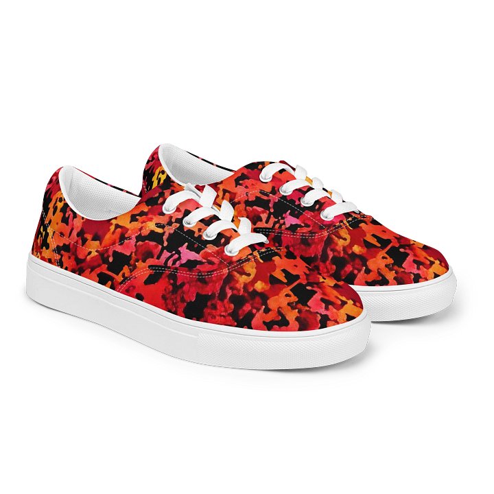 Mans Sunburst Camo Lace-Up Sneakers product image (2)