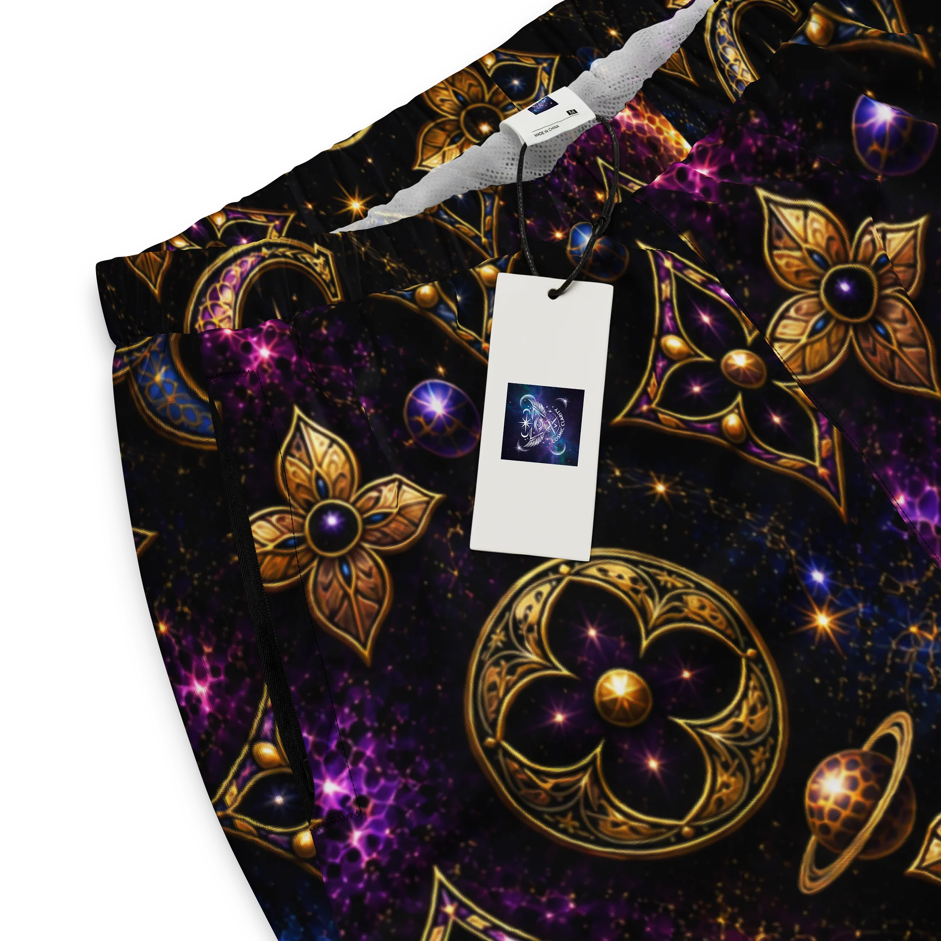 Cosmic Clarity Luxe Designer Inspired Track Pants product image (4)