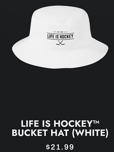 Life Is Hockey™ bucket hats 🏒

Black or white. Same mindset.

For the rink. For the lake. For the golf course. For wherever h...