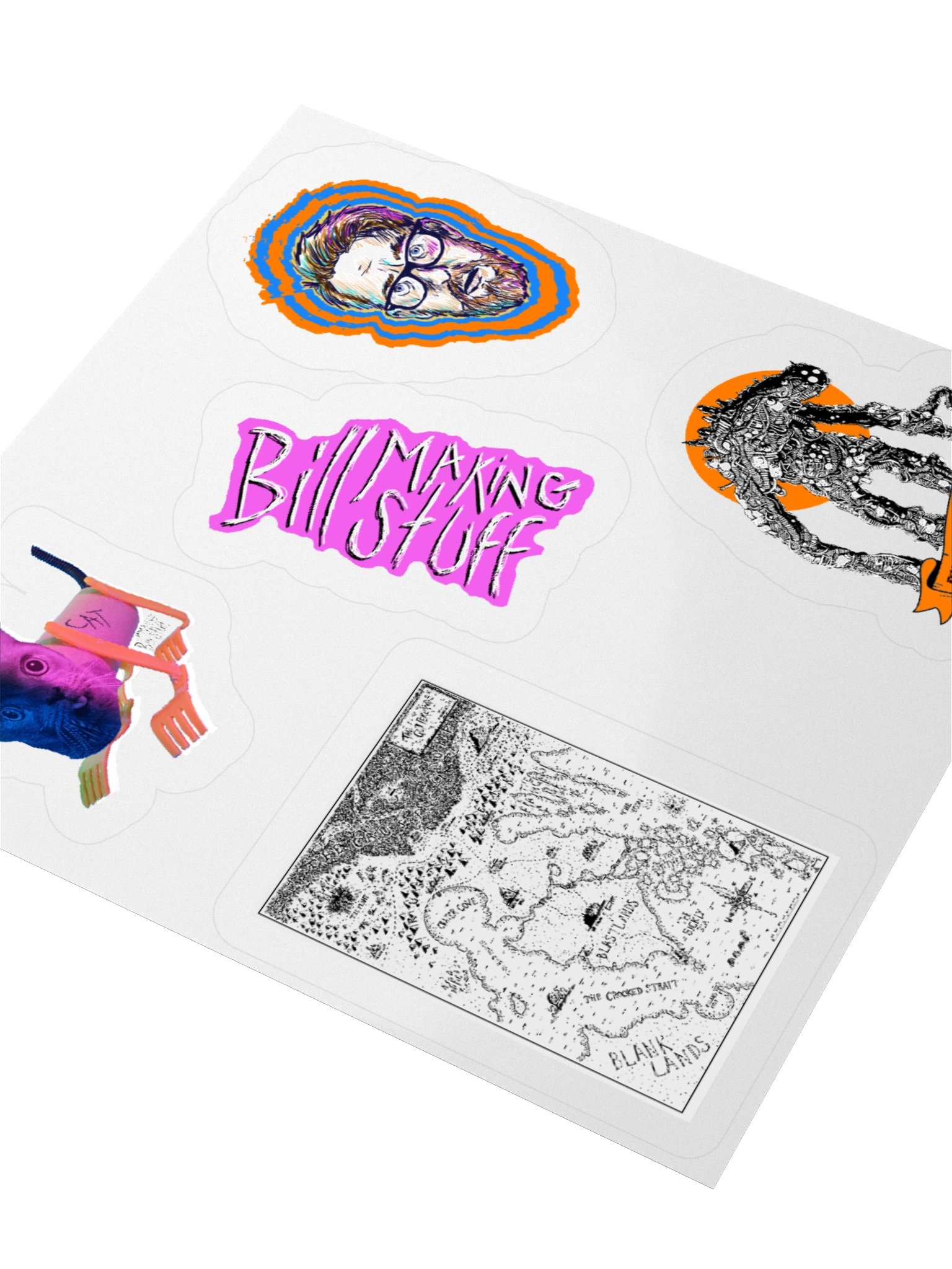 Bill Making Stuff Vinyl Sticker Set 1 product image (3)