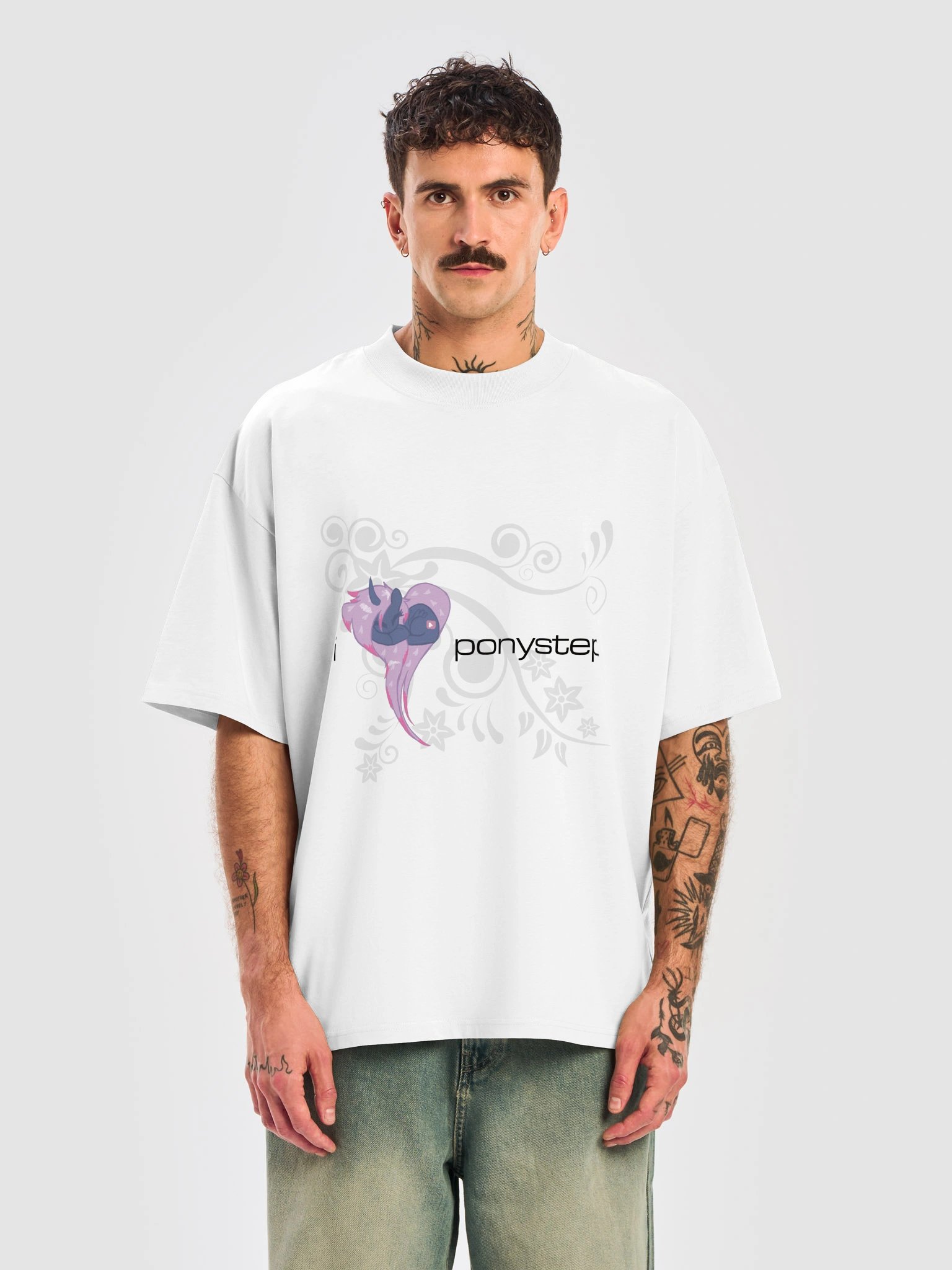 I Heart Ponystep Oversized Shirt BOW product image (5)