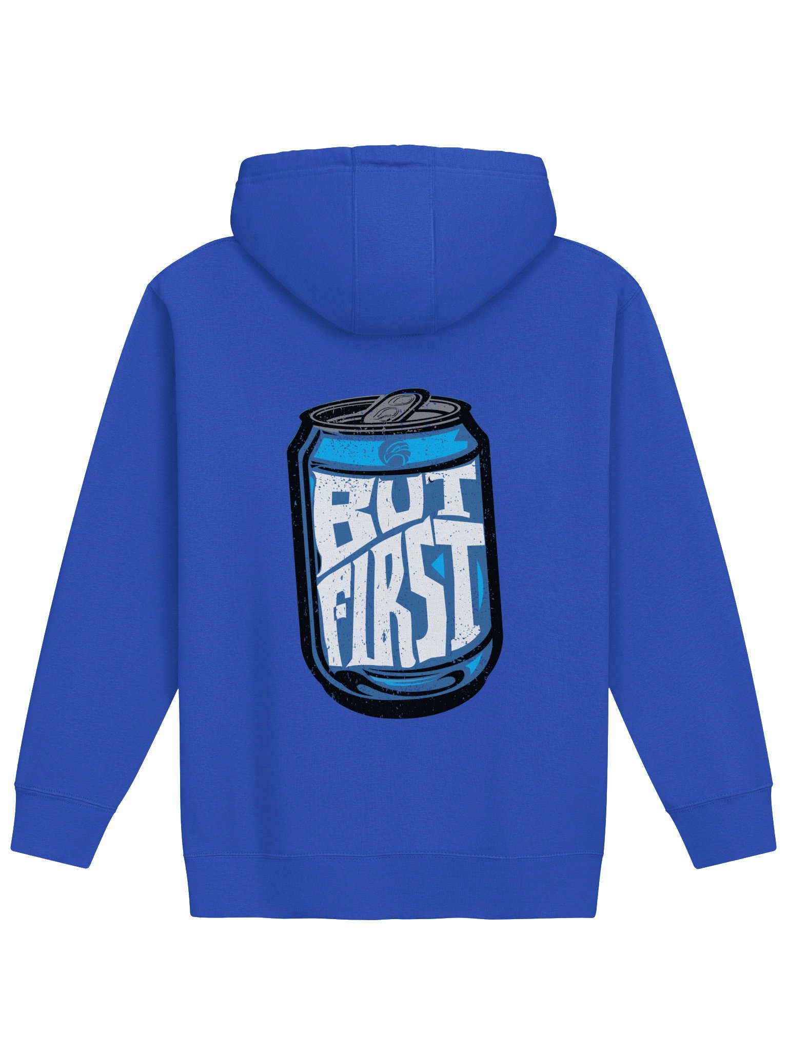 LLS / But First Royal Blue Hoodie product image (2)