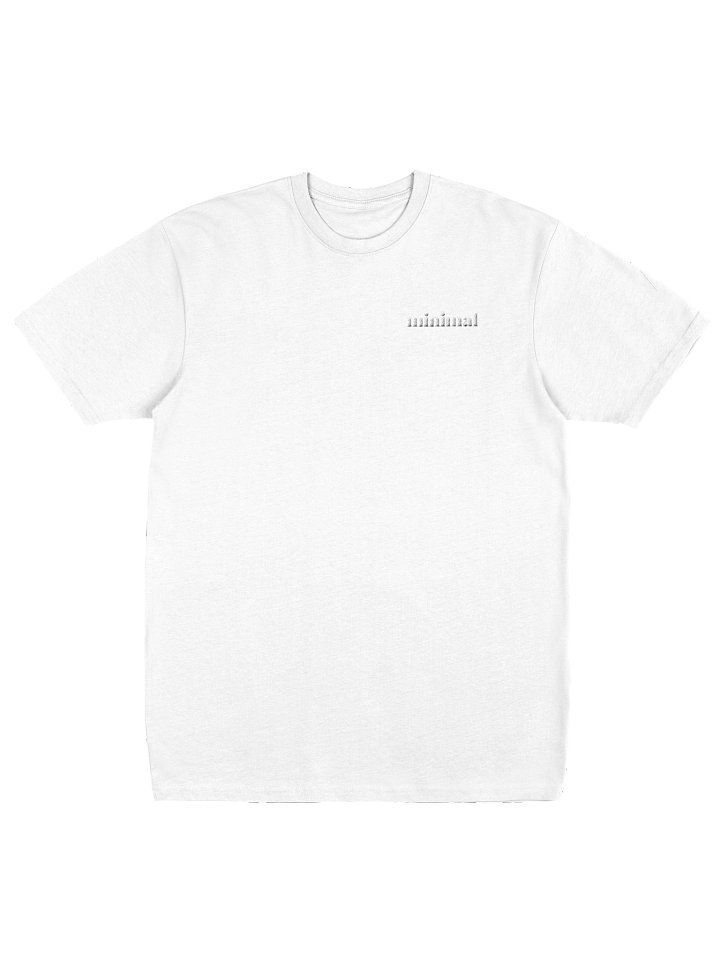 001: white stitched tee product image (2)