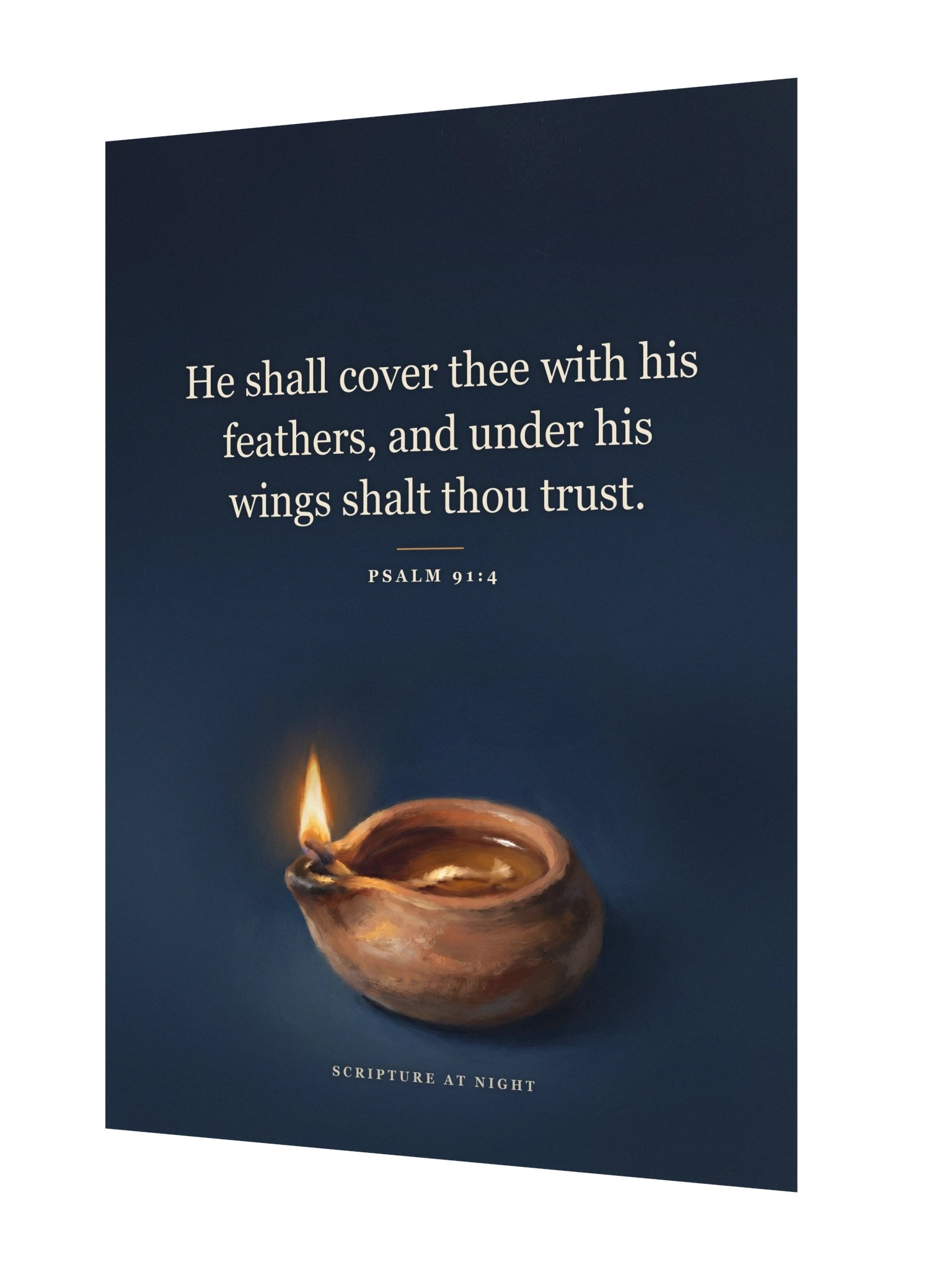 Under His Wings Poster — Psalm 91:4 product image (2)