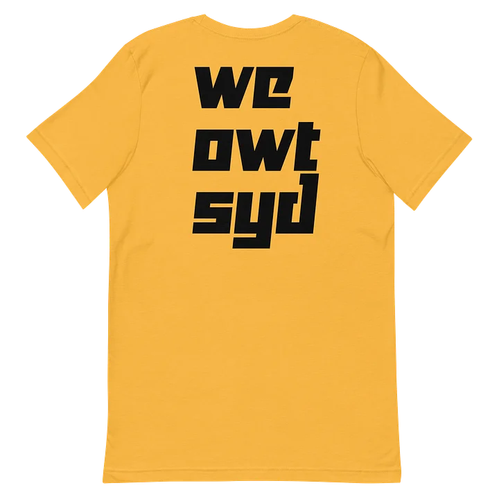 WeOwtsyd Premium T-Shirt - Yellow product image (2)