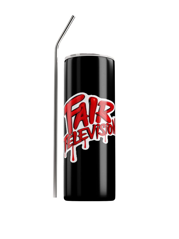 Red Drip Graffiti Stainless Steel Tumbler — 20 oz | FairTelevision product image (1)