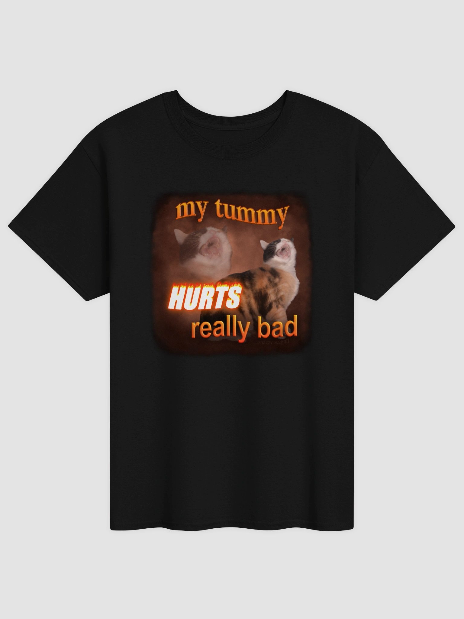My Tummy Hurts Really Bad - Cat T-shirt product image (1)