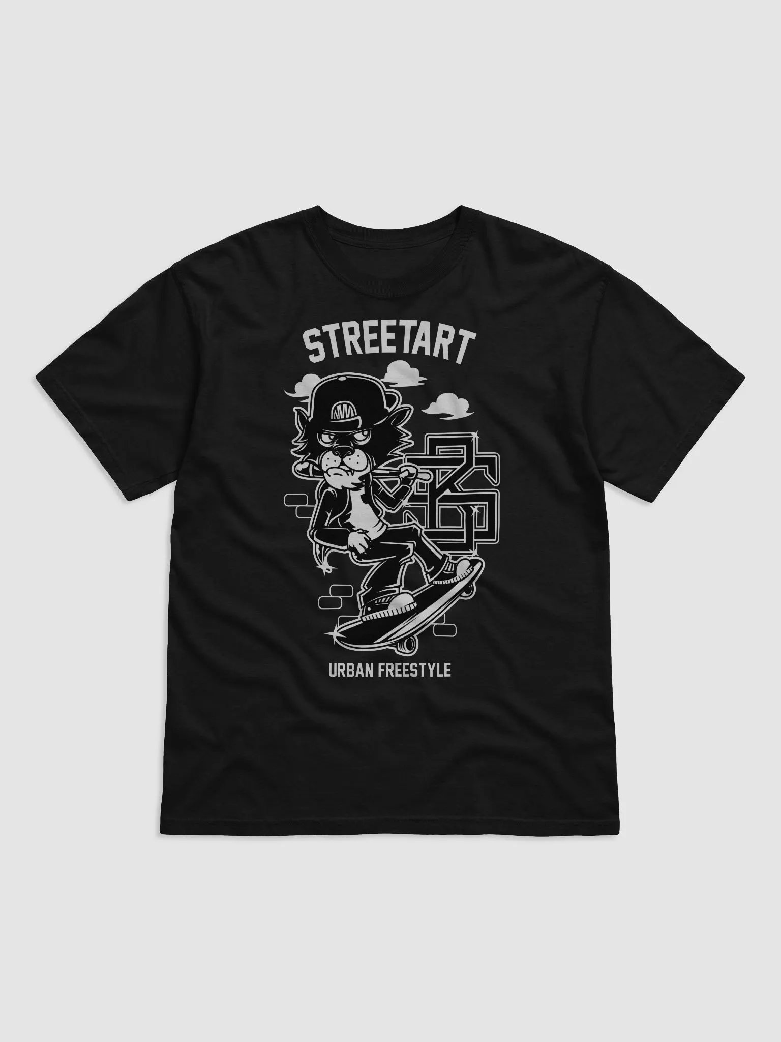 Cool Cat Skateboarder Tee product image (1)