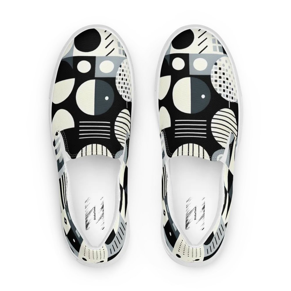 Abstract Geometric Women's Slip-On Shoes product image (1)