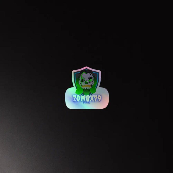 zomb holo sticker product image (4)