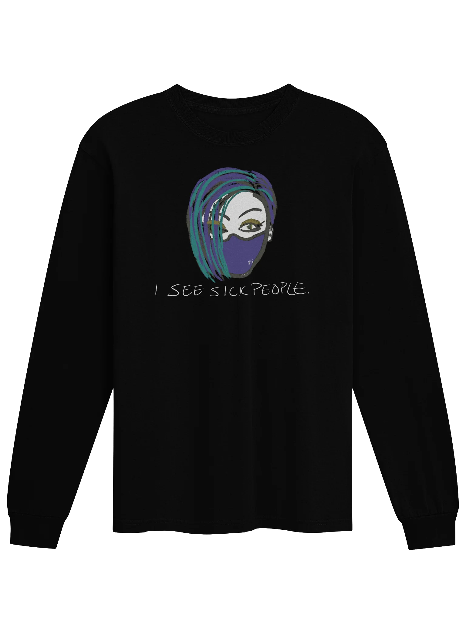 I See Sick People long sleeve tee product image (2)