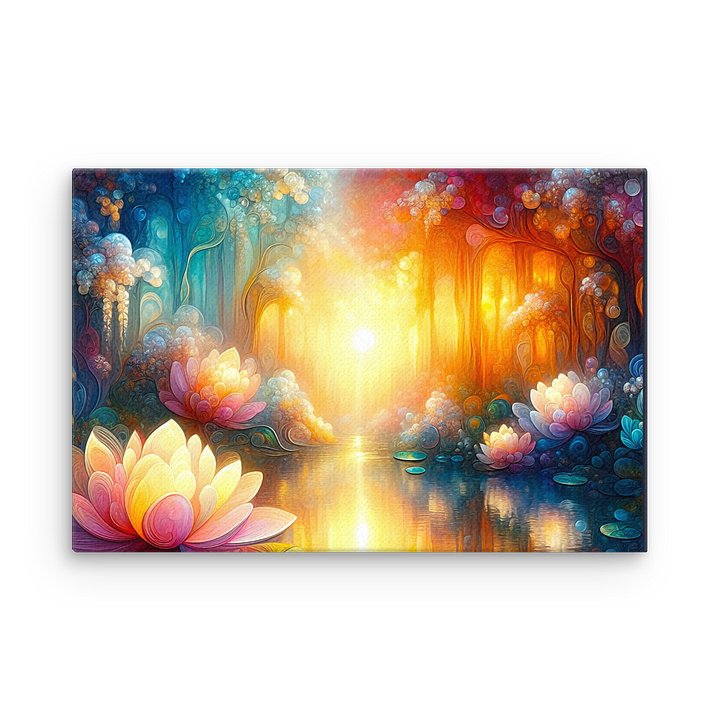 Lotus Sun on Canvas product image (3)