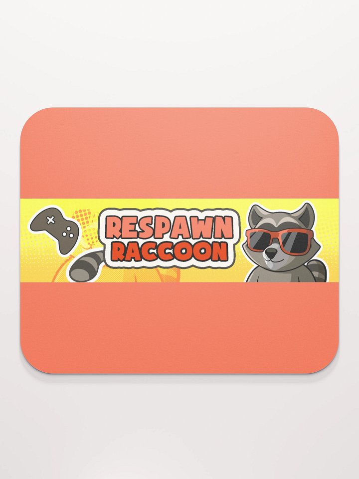 RespawnRaccoon's Mouse Pad - Banner product image (2)