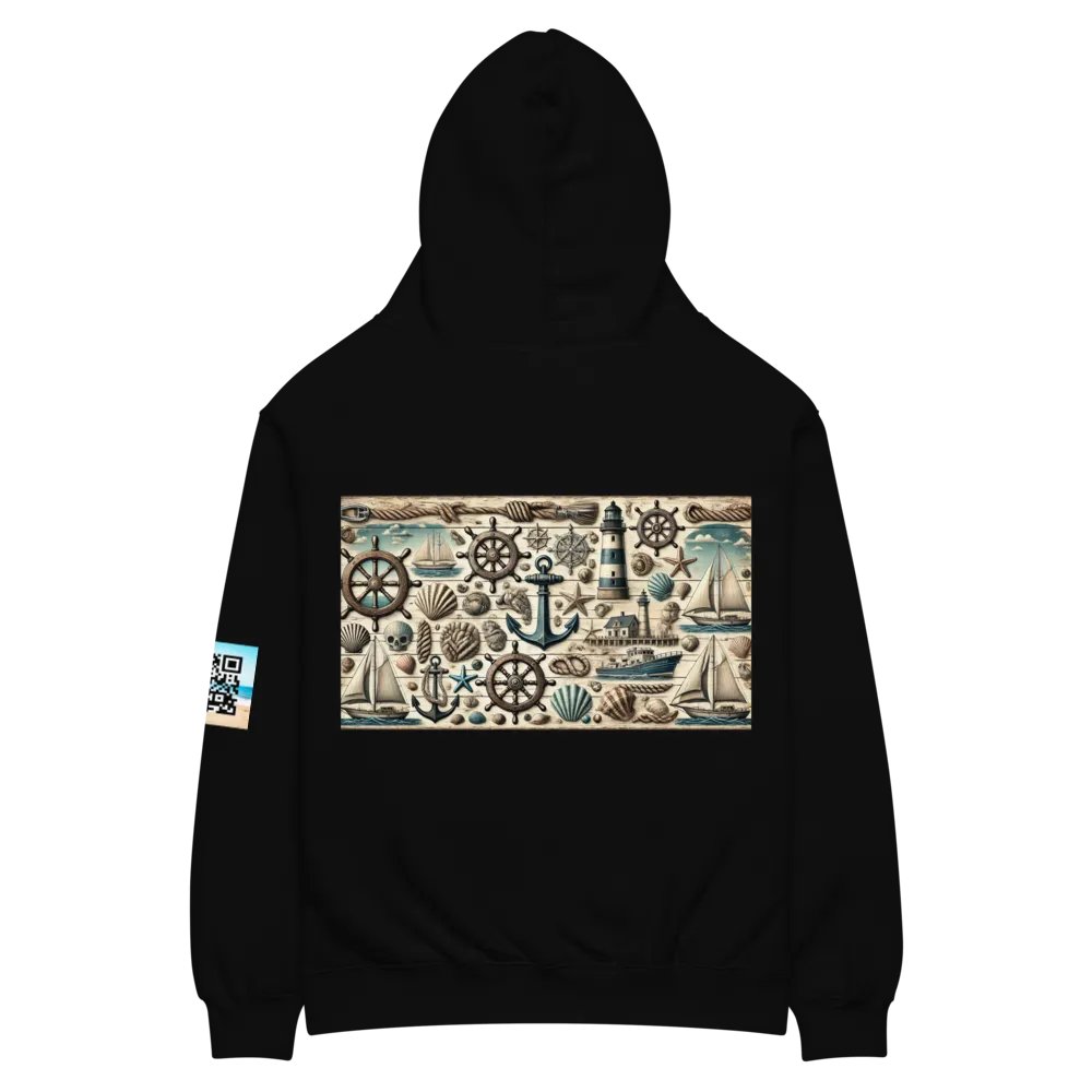 Nautical Collage Oversized Hoodie product image (4)