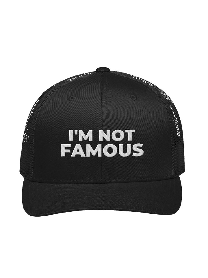 I'm Not Famous Hat product image (2)