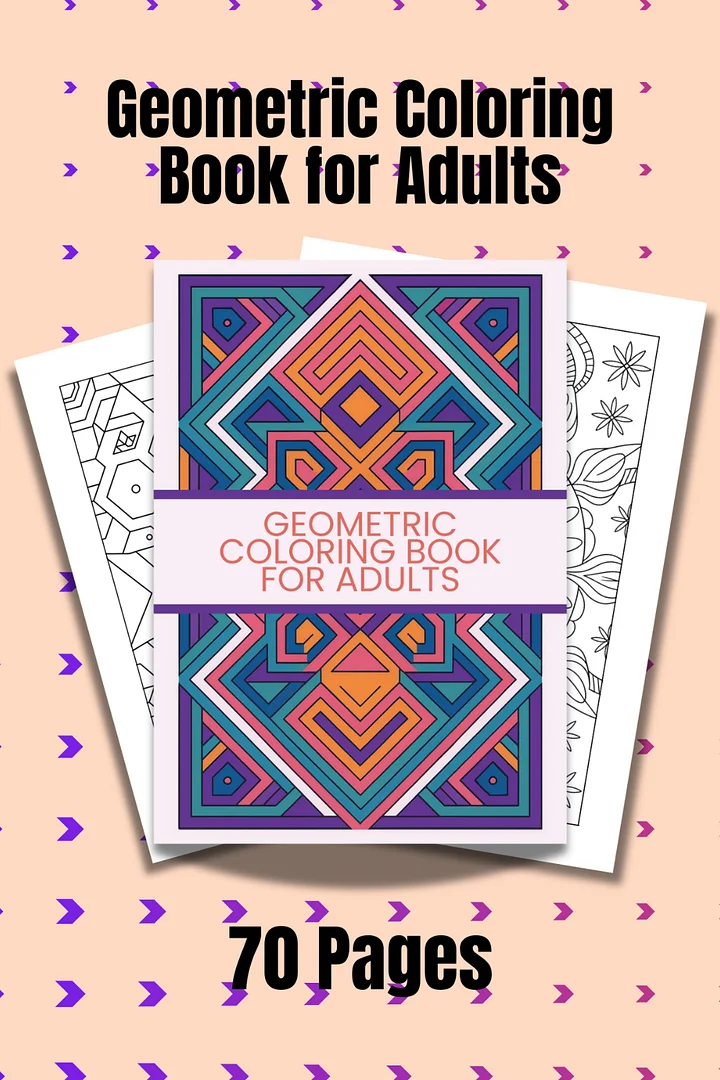 Geometric Coloring Book for Adults product image (2)