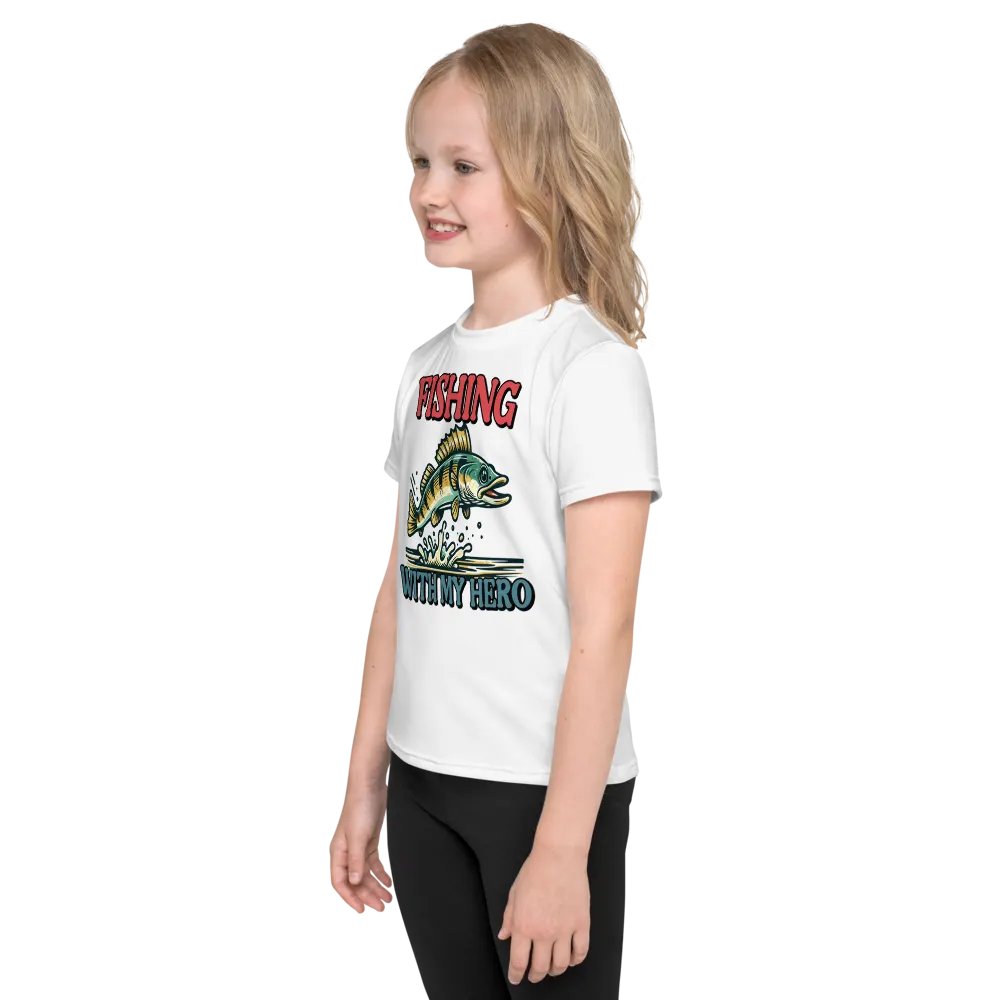 Heroic Fishing Adventure Kids T-Shirt product image (3)