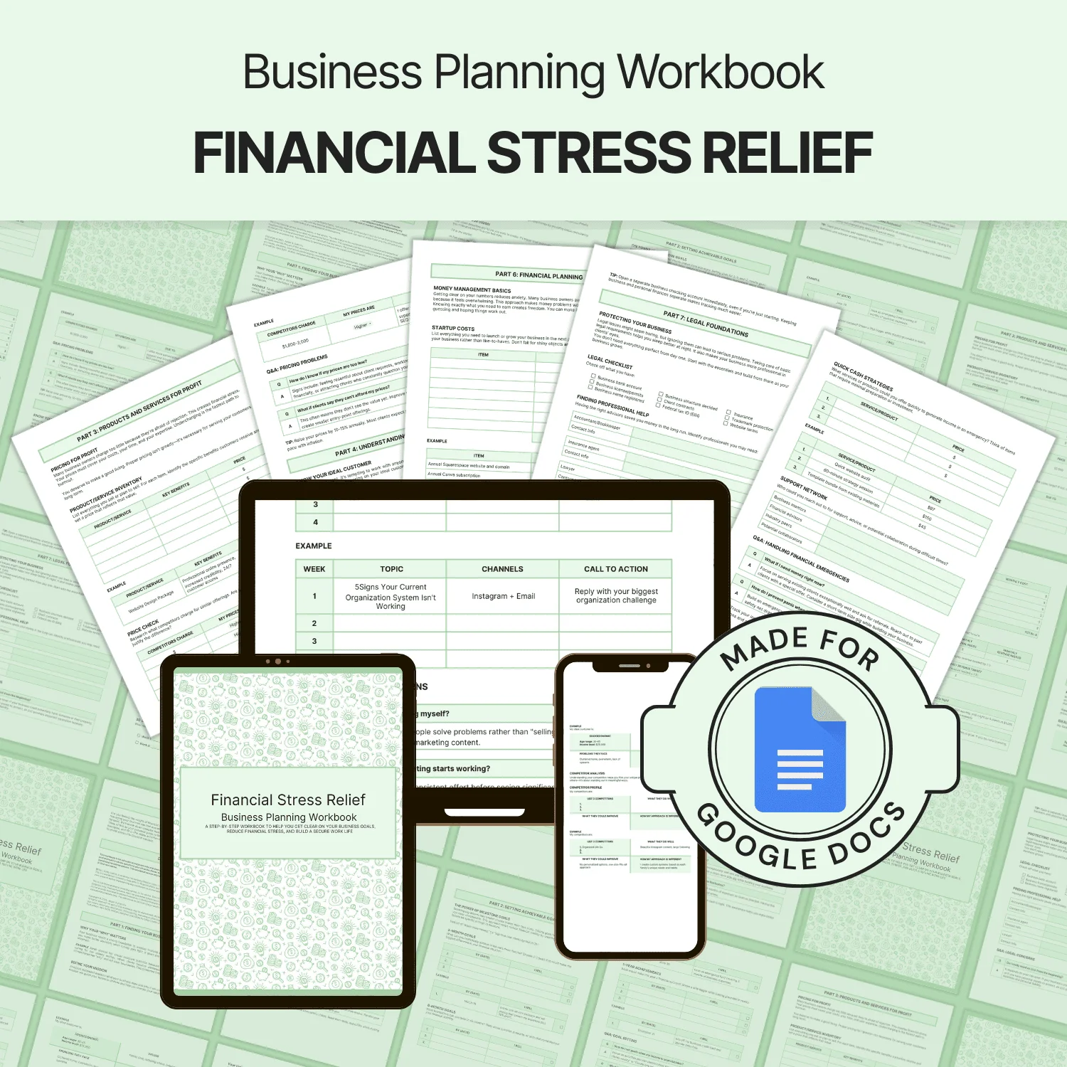 Financial Stress Relief - Google Docs product image (1)