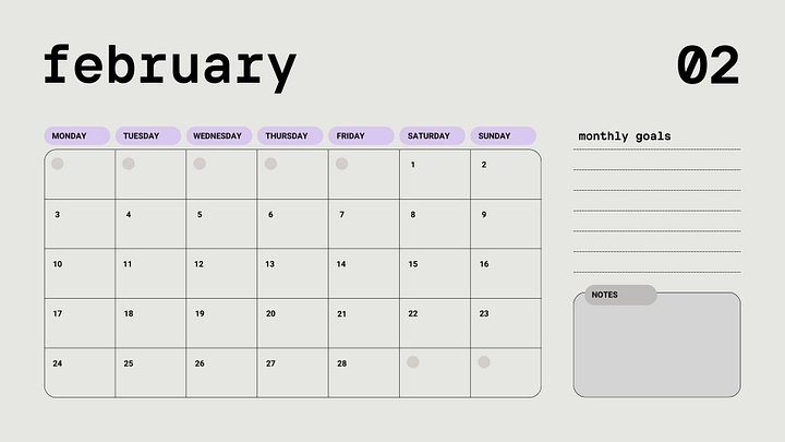Digital planner for 12 month product image (2)