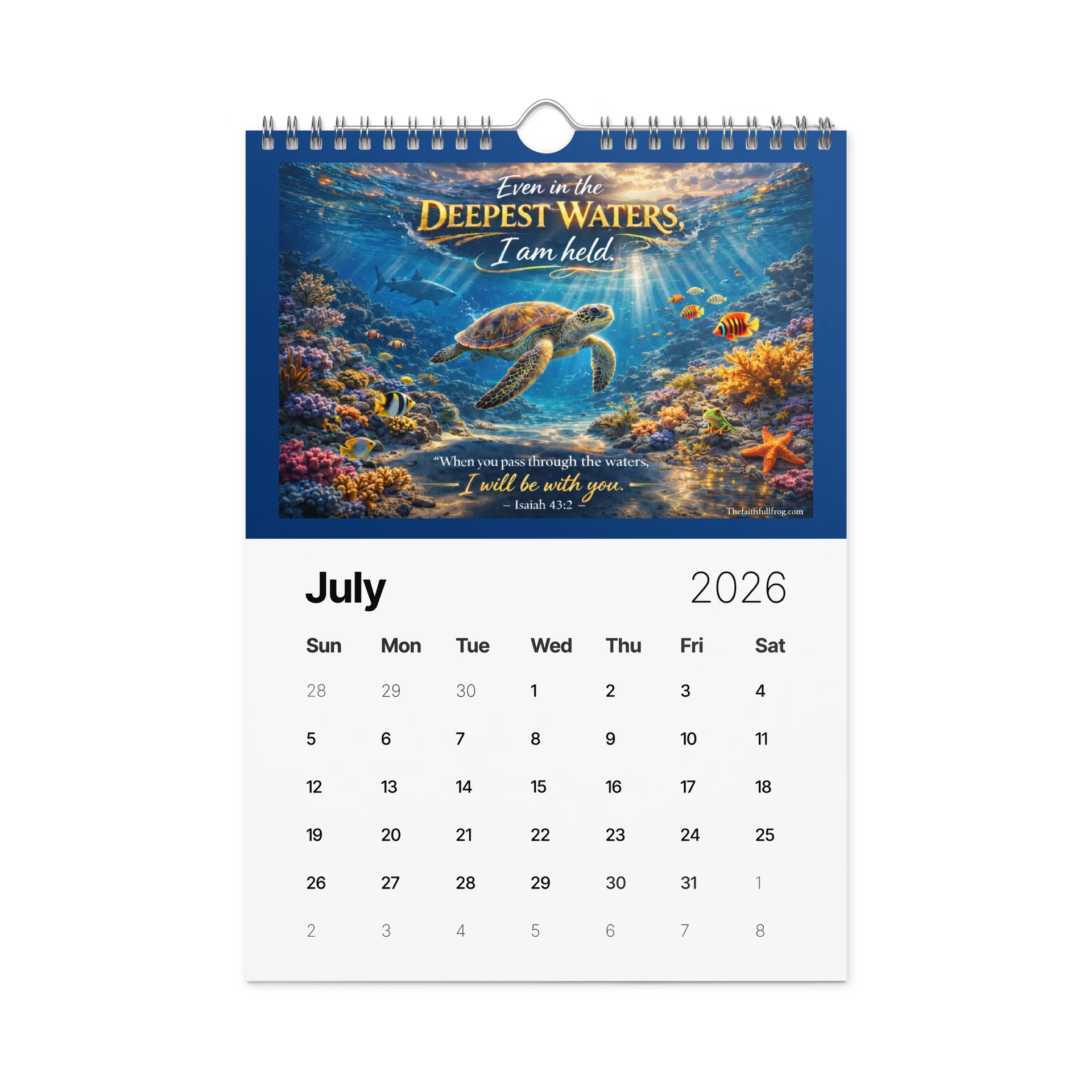 Heaven's Artwork 2026 Wall Calendar product image (8)