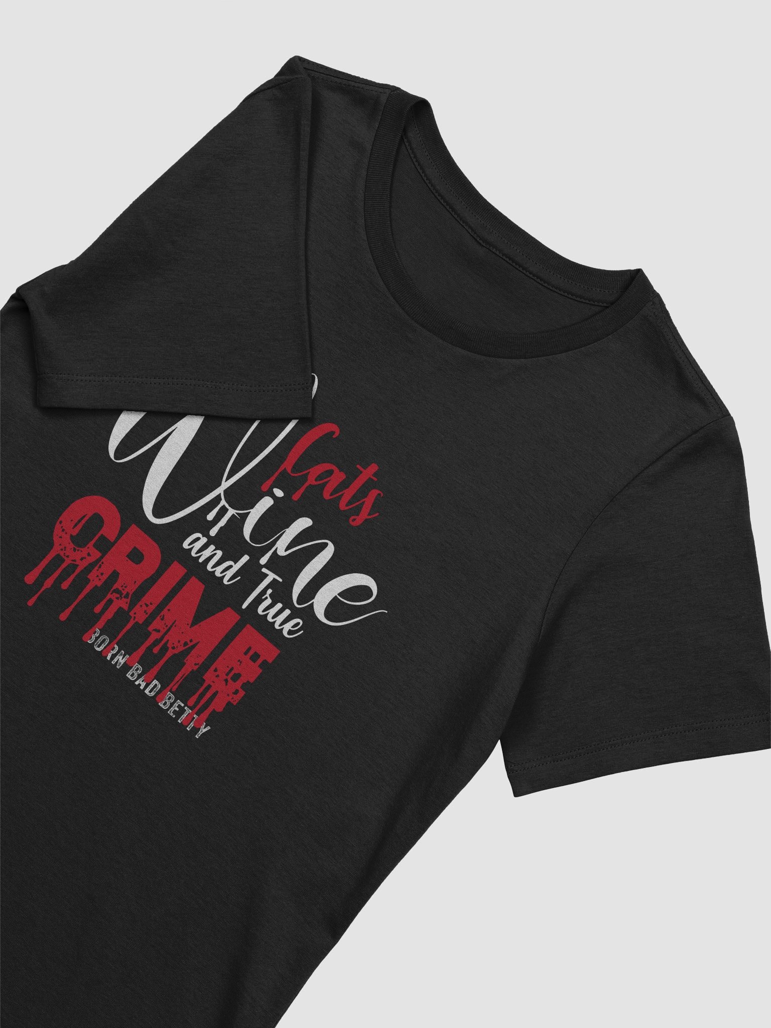Cats, Wine and True Crime T-shirt product image (3)