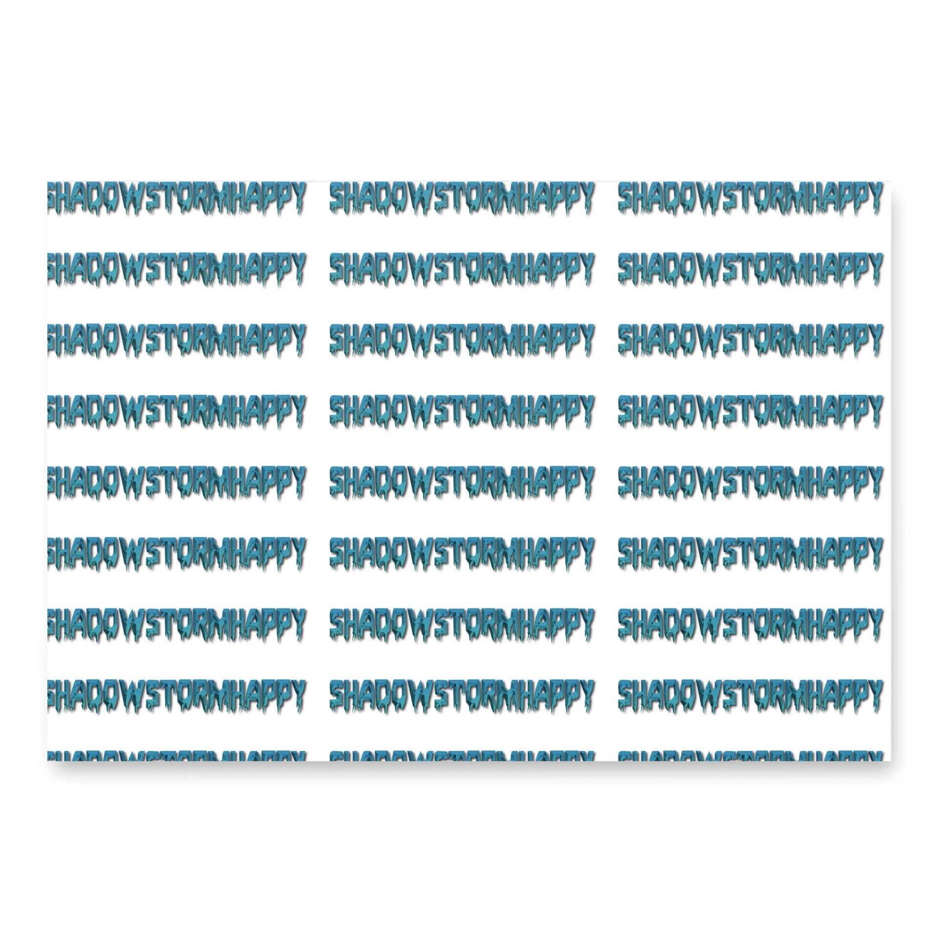Shadowstormhappy Matte Finish Wrapping Paper Set product image (1)