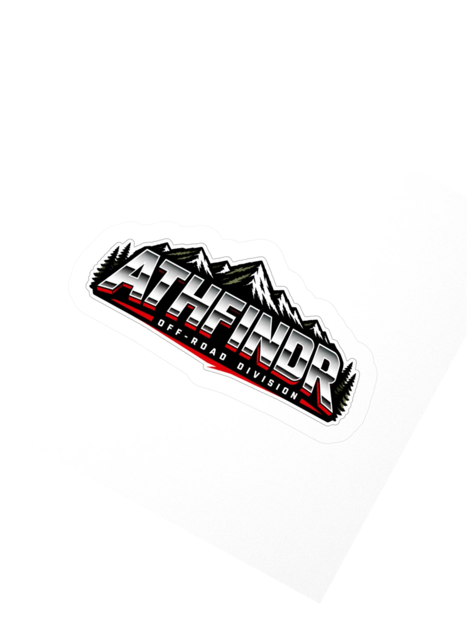 ATHFINDER Mountain Wordmark Sticker product image (2)