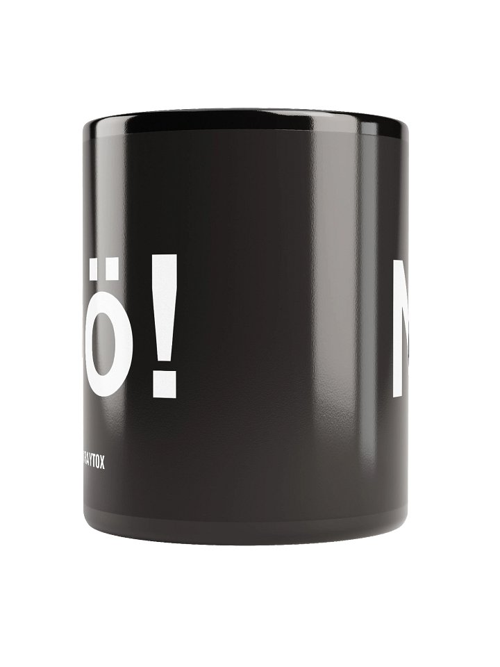 Nö! - Tasse (schwarz) product image (2)