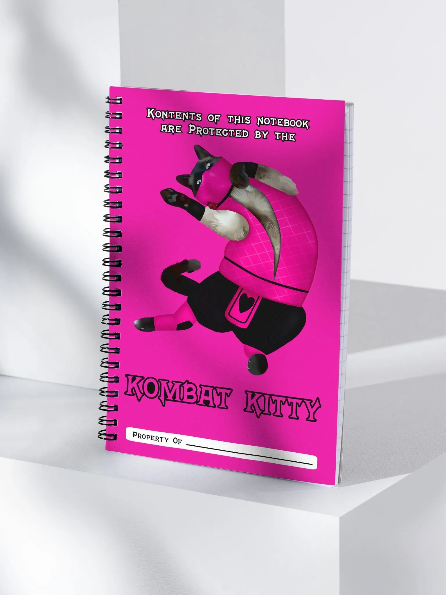 Kombat Kitty Notebook product image (4)
