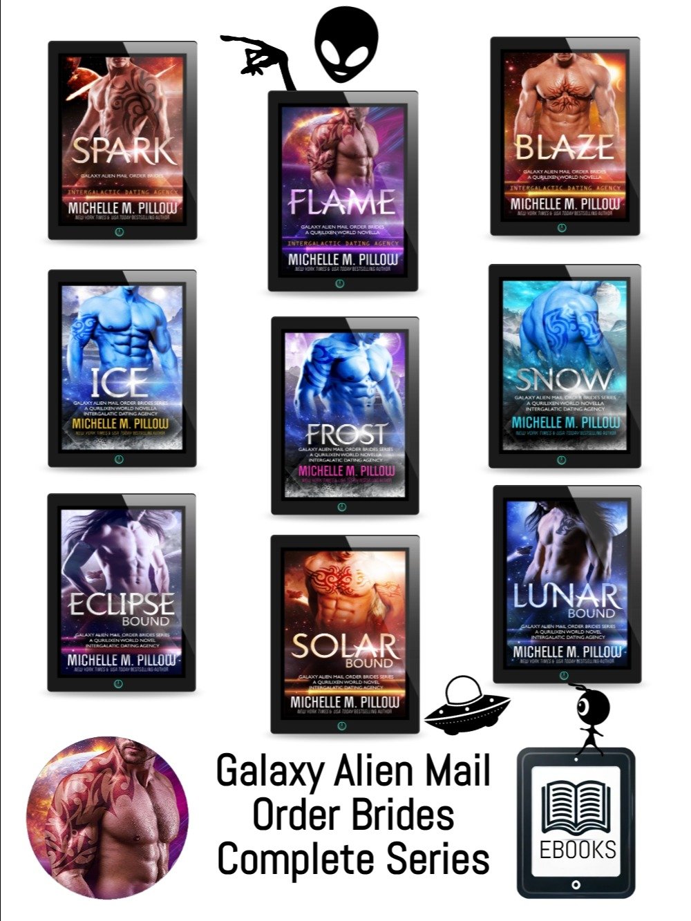 Galaxy Alien Mail Order Brides COMPLETE 9 Ebook Bundle product image (1)