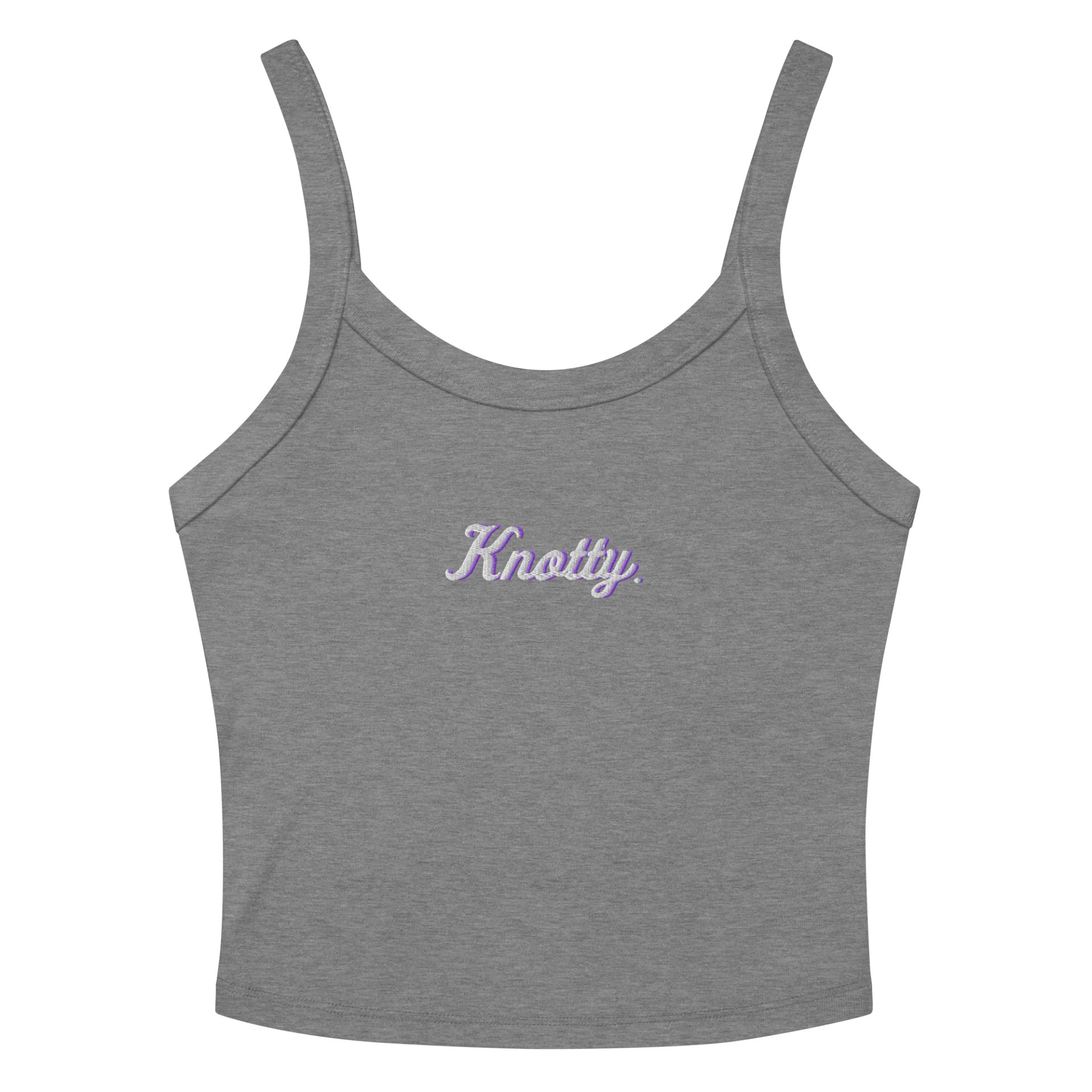 New Edition Women's Micro-Rib Tank Top (Embroidered) product image (2)