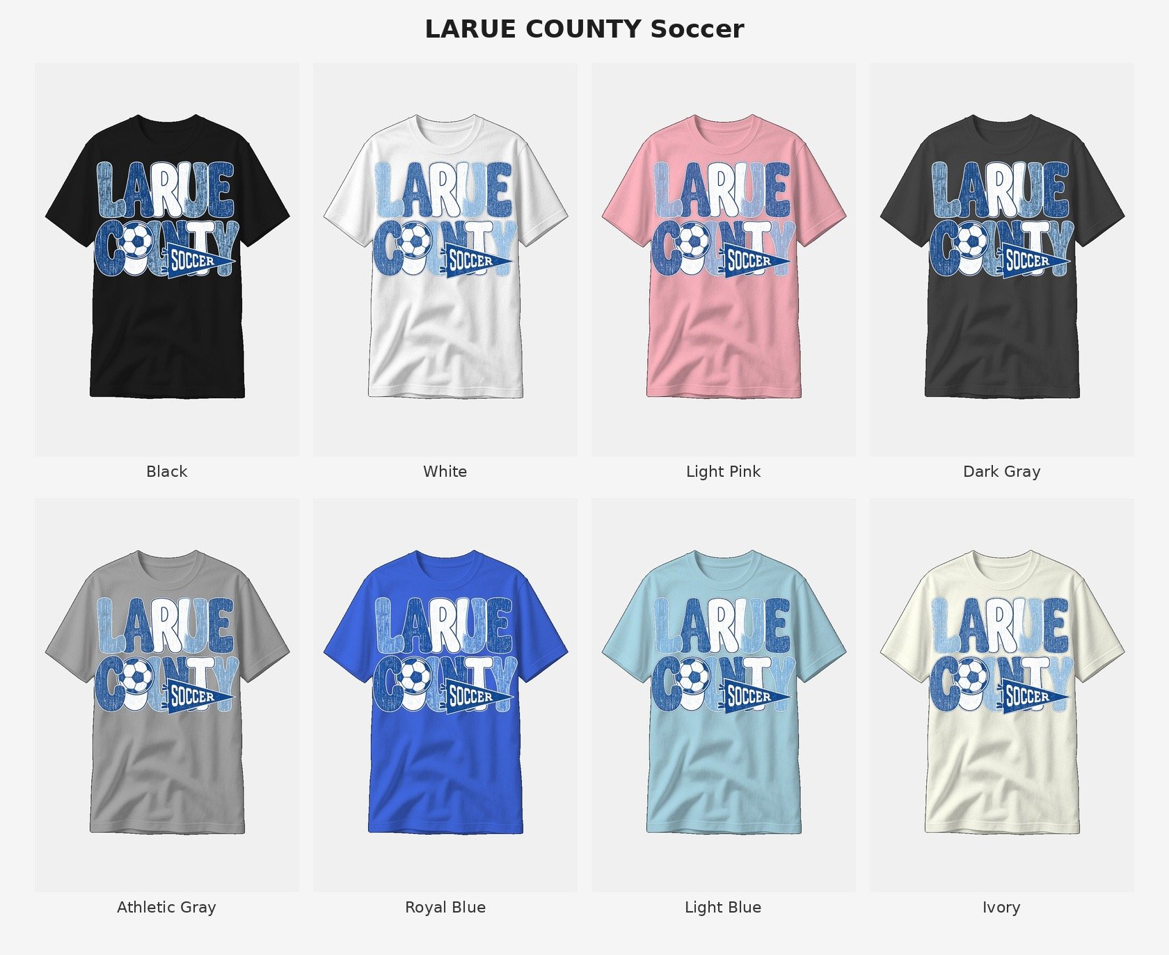 Soccer Bubble Letters Tee product image (1)