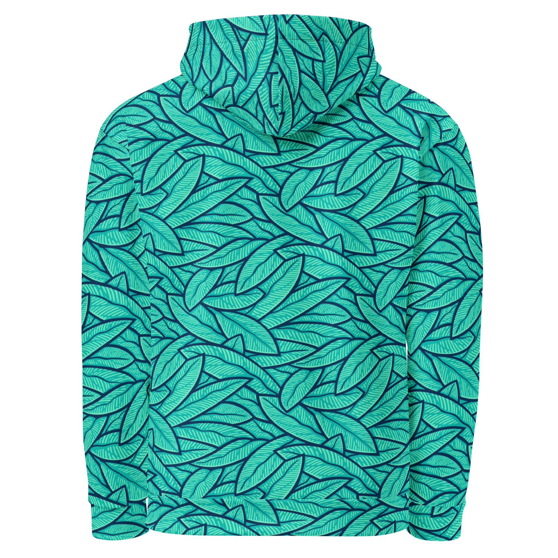 Cyan Leafs - Unisex Hoodie product image (3)