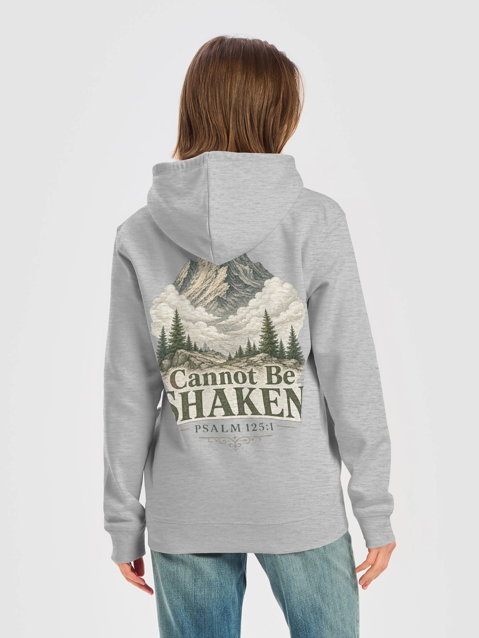 Psalm 125:1 Cannot Be Shaken Christian Hoodie product image (2)