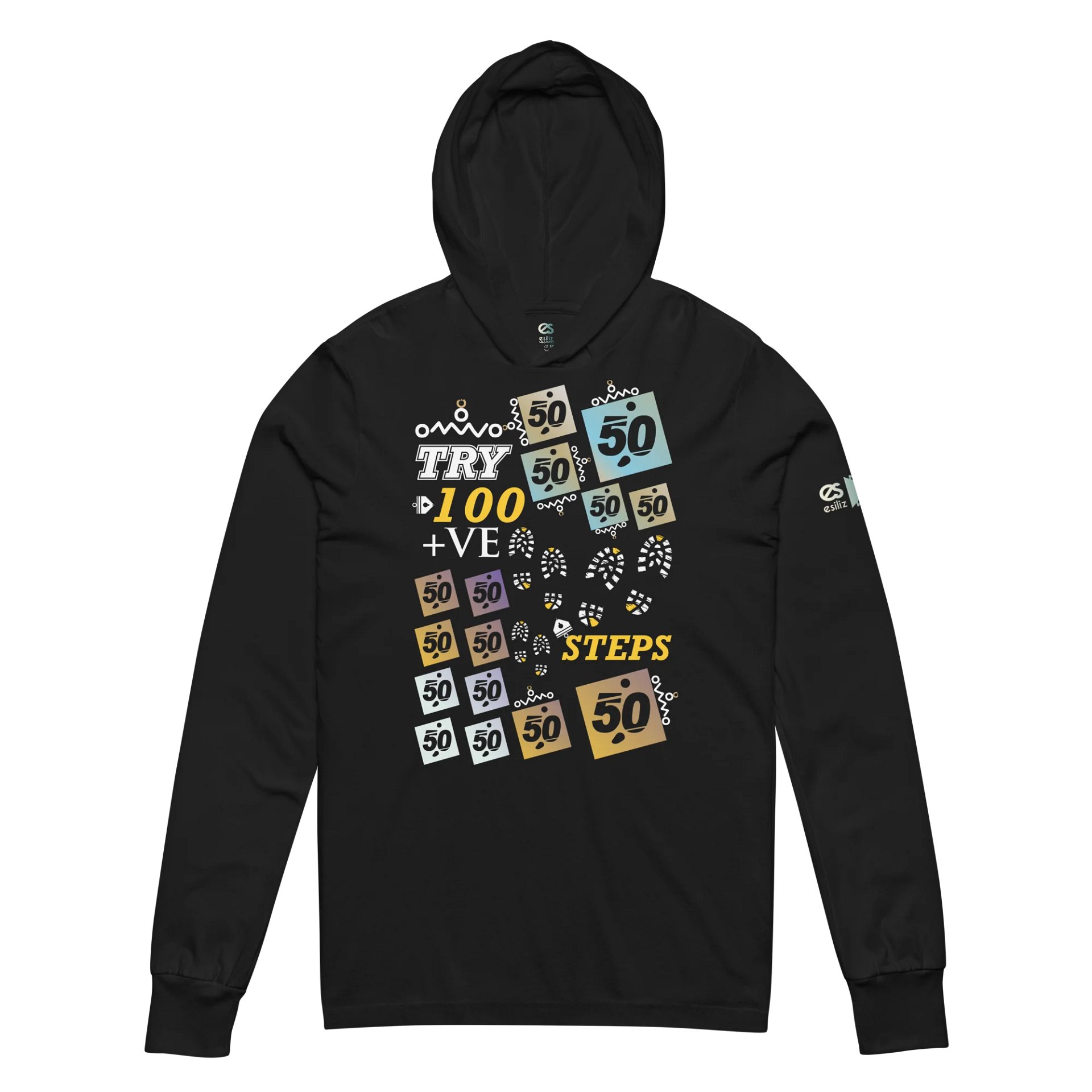 esiliz 50 and 100 Urban Grid Hoodie product image (6)