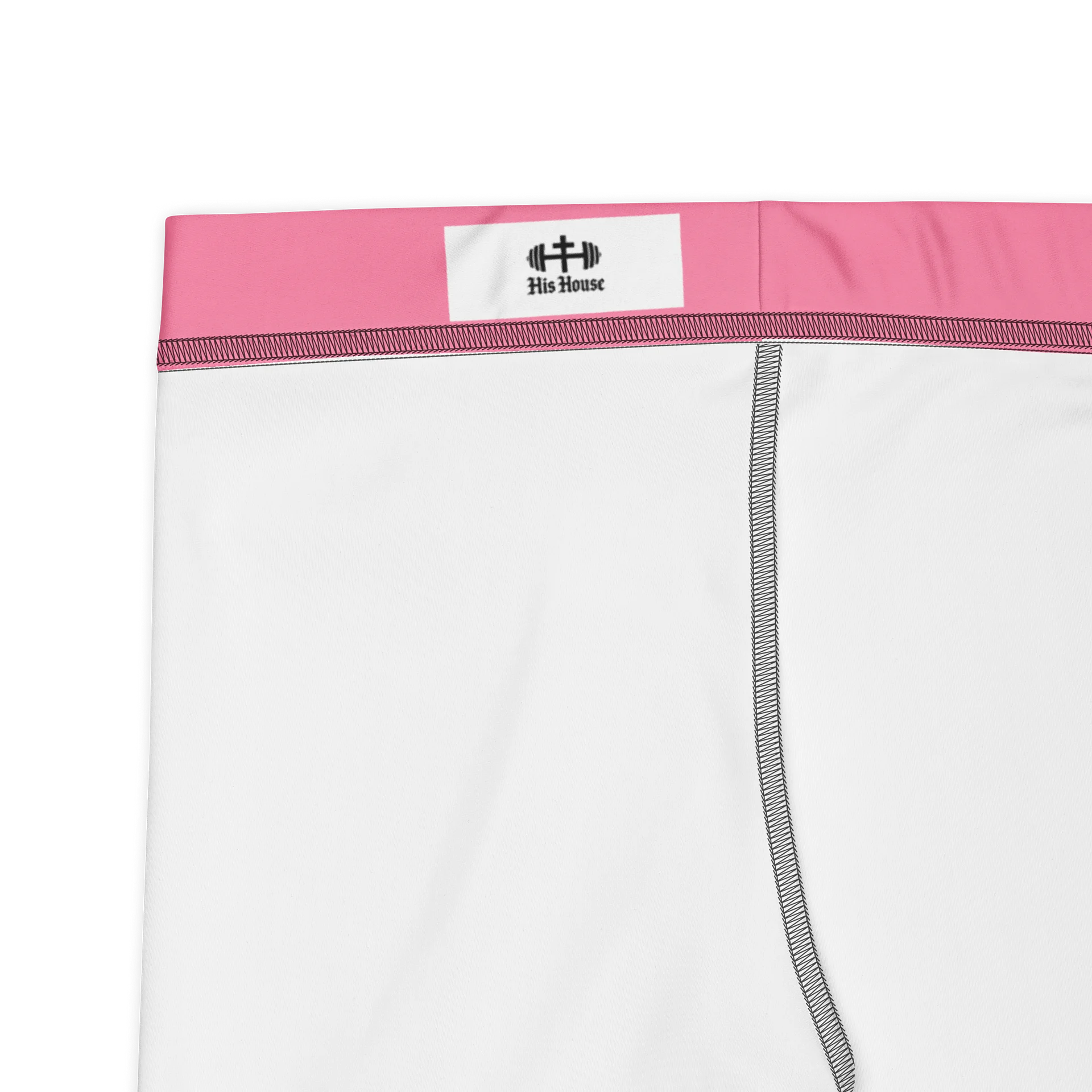 His House Womens Performance Crop Leggings - Pink product image (2)