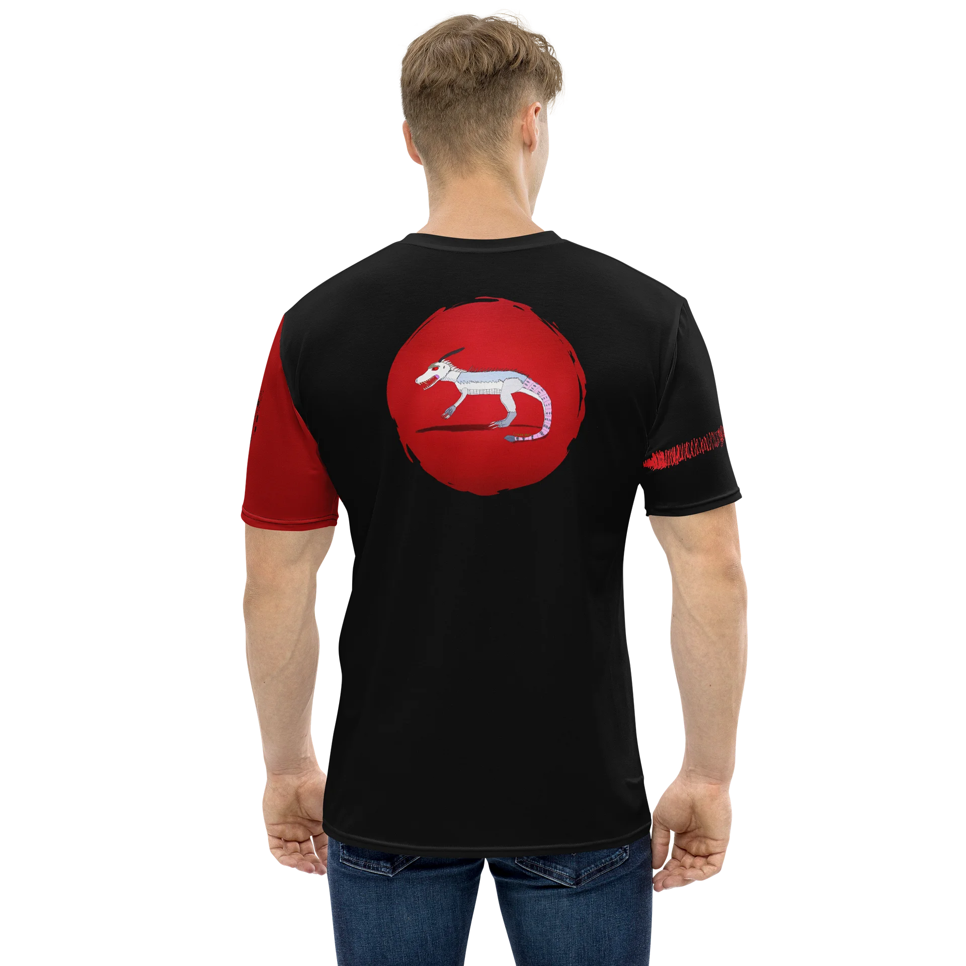 Fantasy Beast Tyrannocanis Diaboli All-Over Print Tee product image (1)