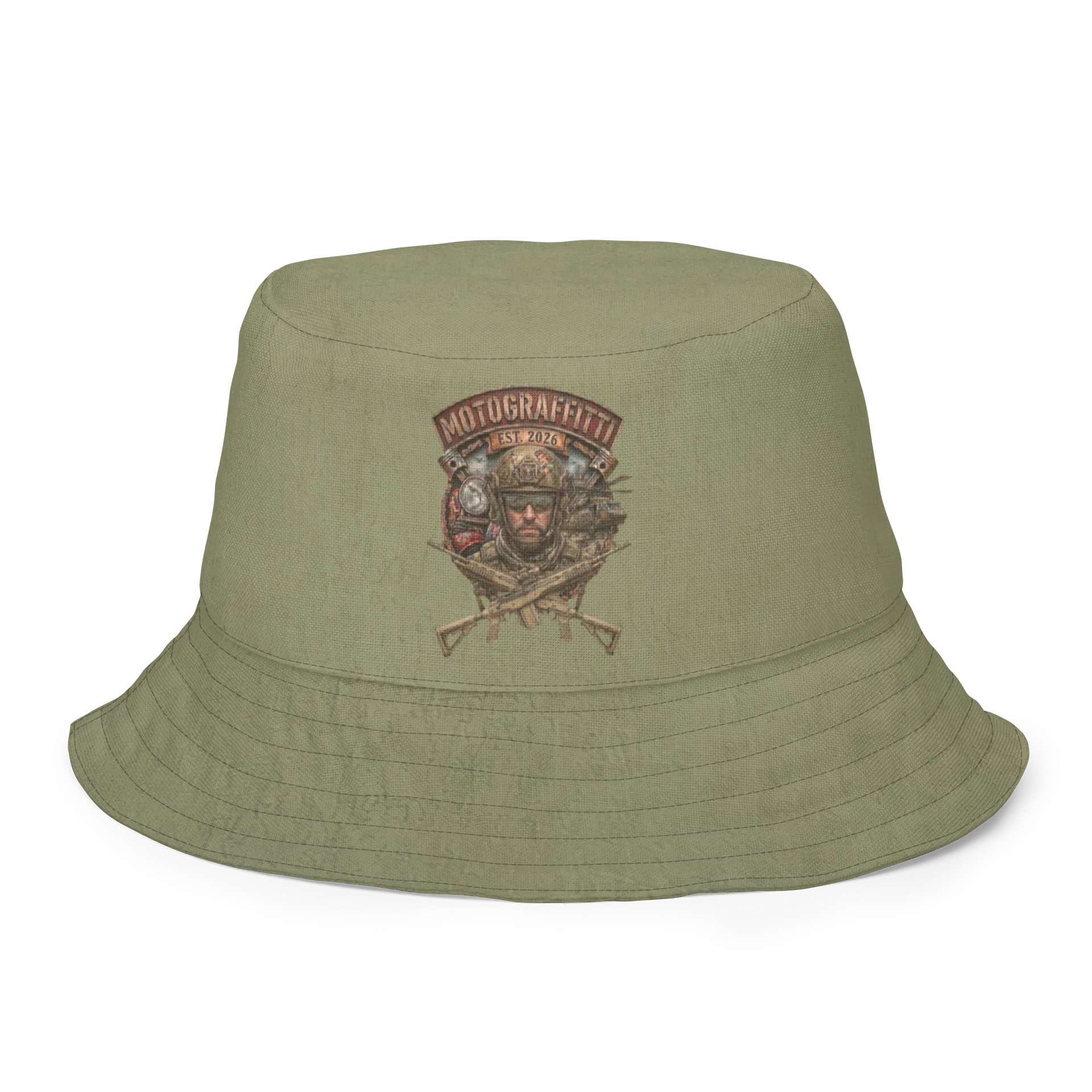 OD, Faded, MötoGraffitti Logo'd Reversible Boonie Cap product image (2)