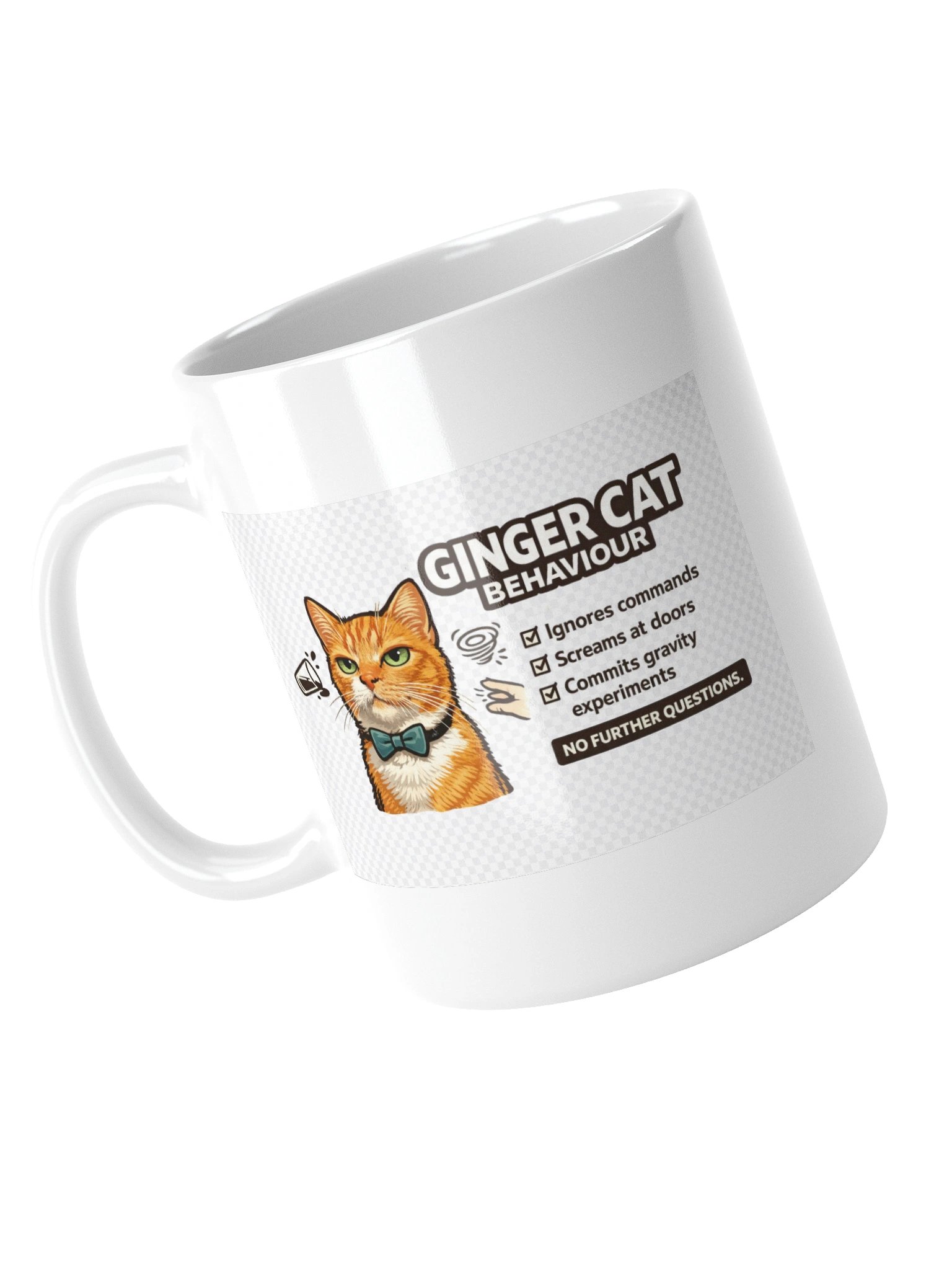 Ginger Cat Behavior Checklist Mug product image (11)
